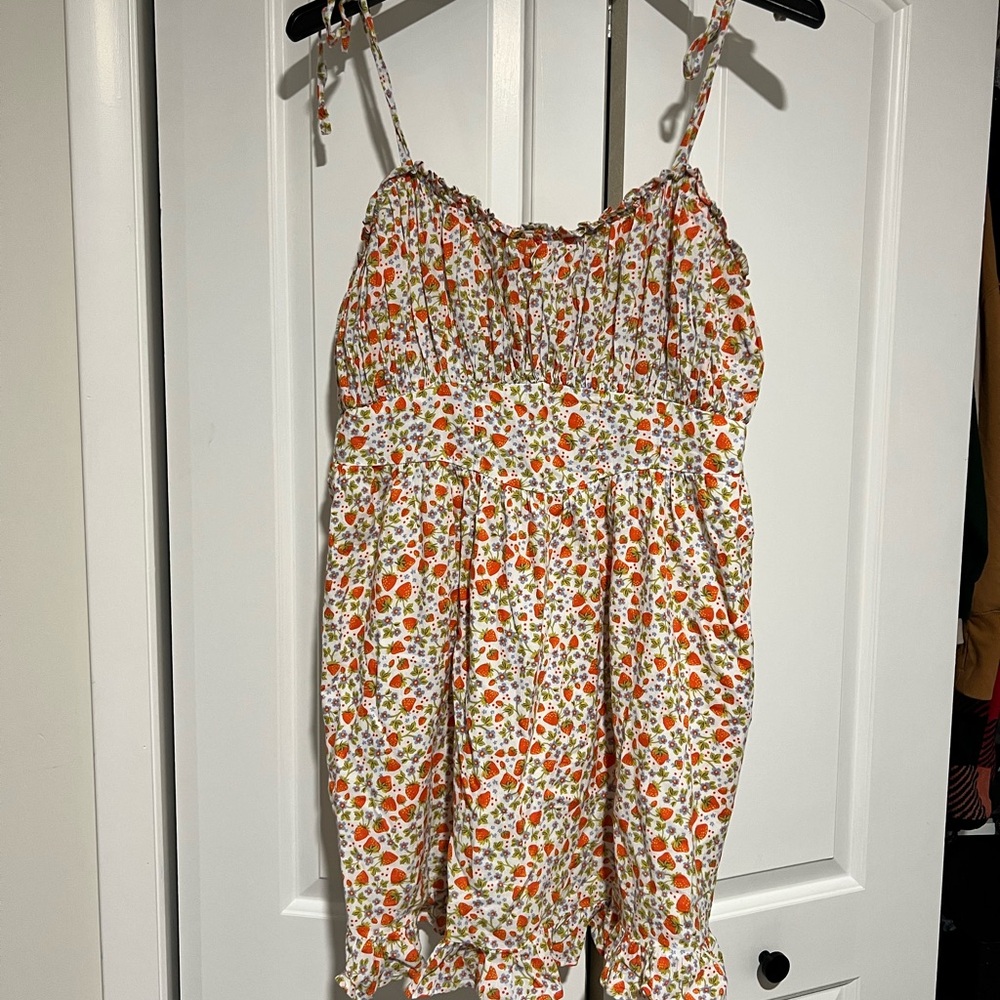 Aerie Strawberry Dress